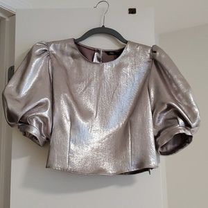 Metallic Crop Top